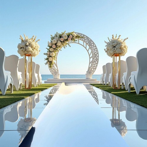 Mirror wedding aisle runner - mirror,