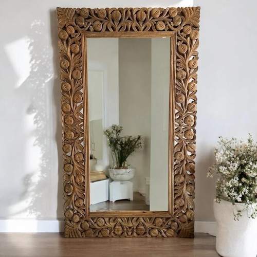Hand carved full length - 72", full-length